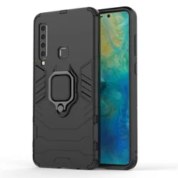 Shockproof Ring Holder Case - Enhanced Protection - Galaxy A9 2018 (Black)