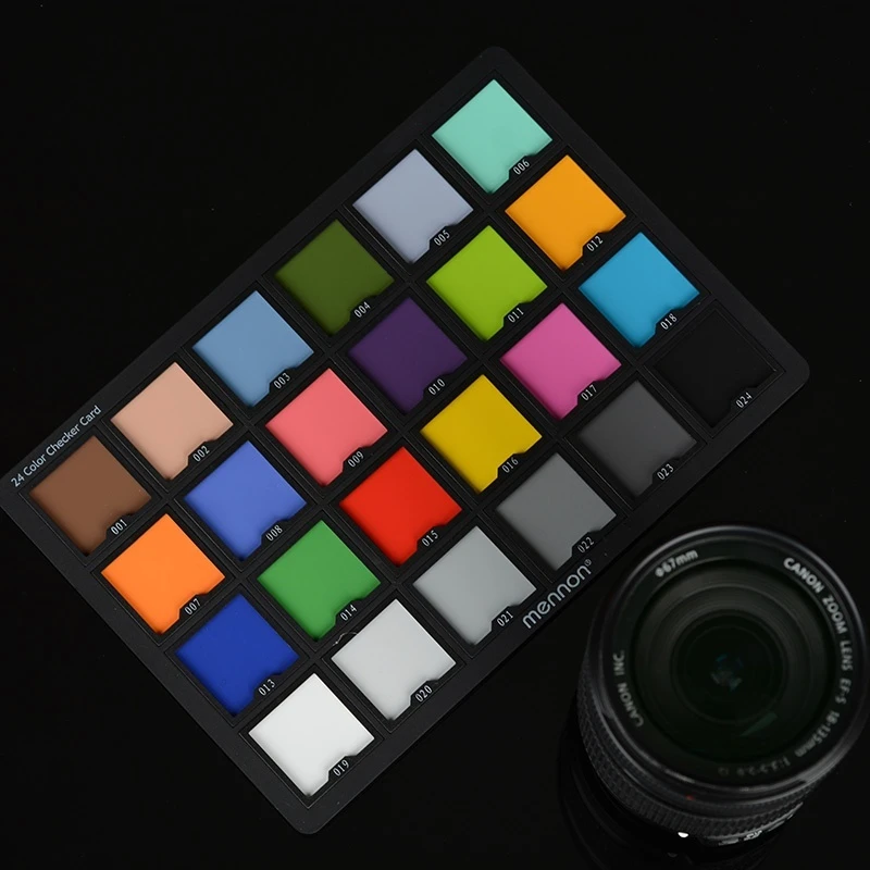 Professional 24 Color Card Test for Superior Digital Color Correction RFN-027 Card for Studio Video Photography Accessory