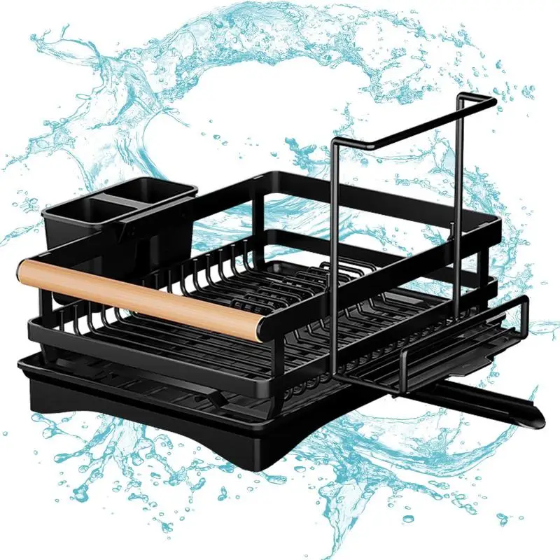 

Dish Bowl Drainer Storage Rack Holder Drain Basket Countertop Dinnerware Dish Chopstick Knife Fork Water Cup Storage Rack