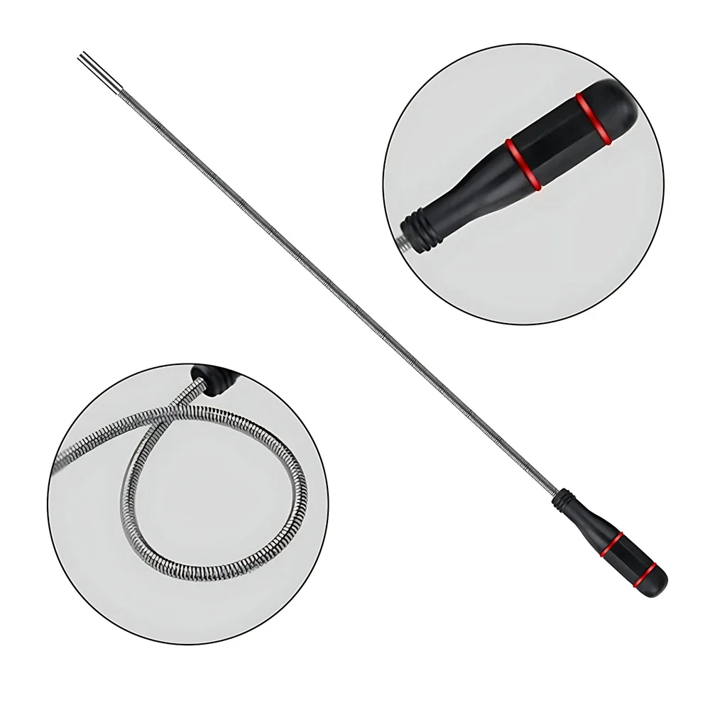 Foldable Magnetic Pickup Tool Metal Flexible Pick Up Tool Suction Bar Magnet Spring Grip Grabber Pick-up Rod Tools