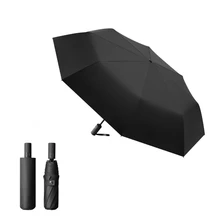  Folding Automatic Rain Uv Umbrella for Women Sun Parasol Men Protection Umbrella 8 Folding Blocking Windproof Portable 