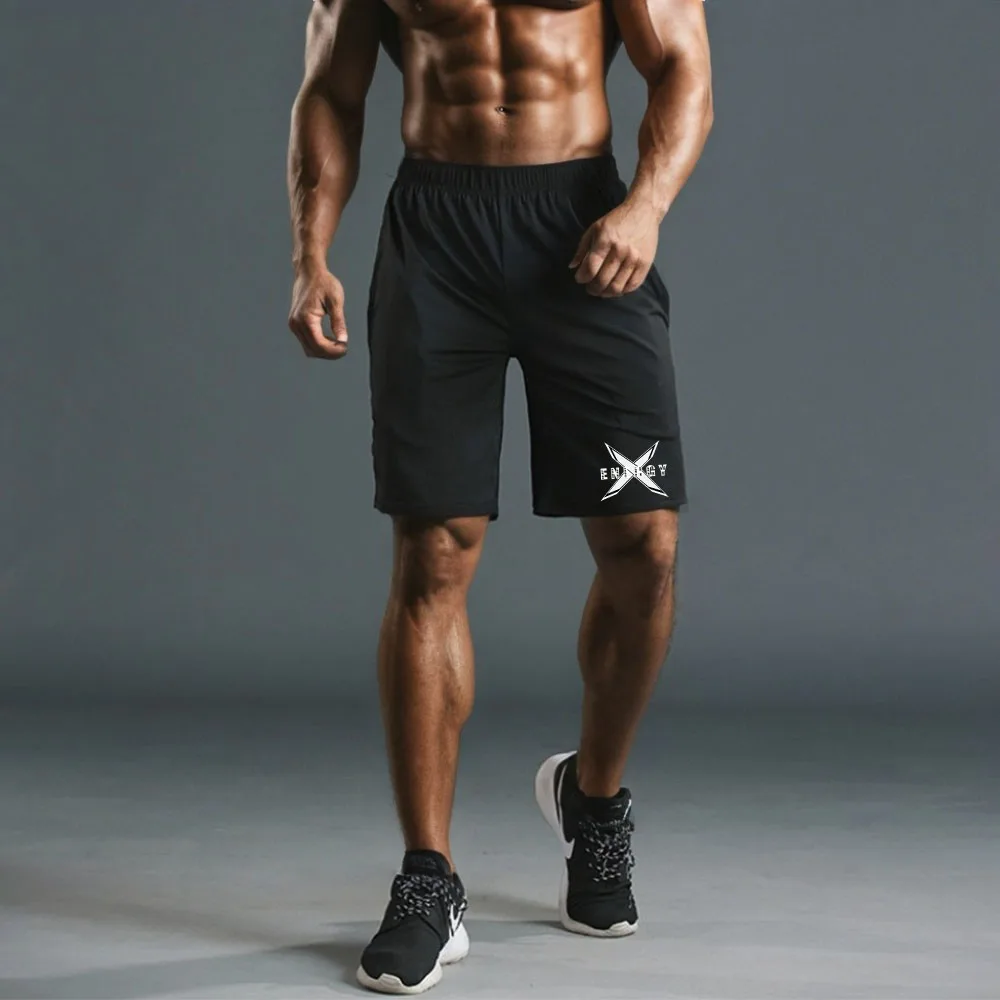 Men's Gym Workout Shorts Lightweight Bodybuilding Pants Training Running Sports Jogger with Pockets