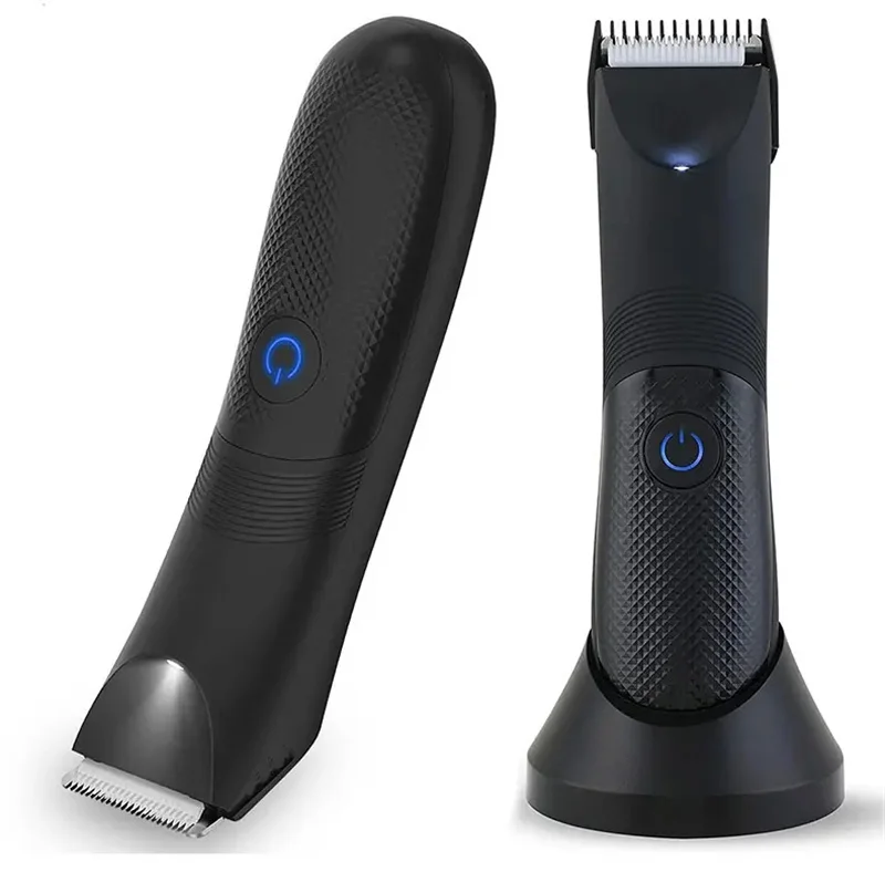 IPX7 Wet/Dry Hair Clippe Body Shavers Trimmer for Men Hair Trimmer Rechargeable Body Shaver Groomer Electric Hair Hygiene Razor