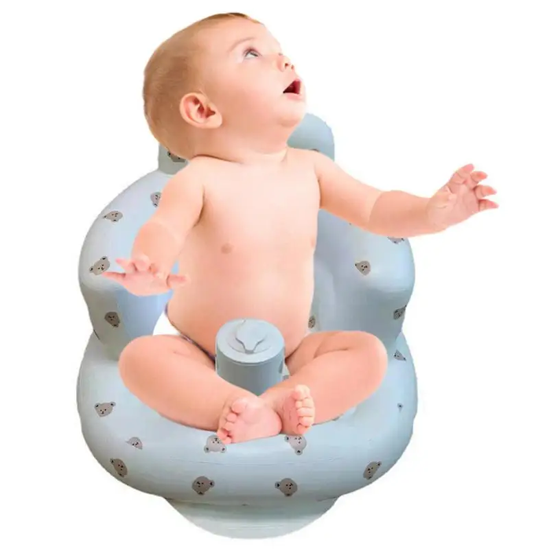 

Inflatable Seat Baby Summer Beach Chair For Infant Infant Bathroom Chair Bathtub Shower Stool For 3-36 Months Babies Toddler