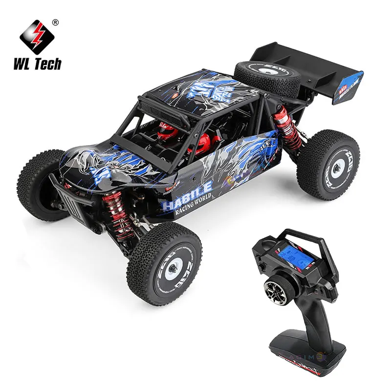 WLtoys 124018 1:12 4WD 55Km/H RC Racing Car Remote Control High Speed Off-Road Drift Shock Absorption Adults Boys Toys Kids Gift 4