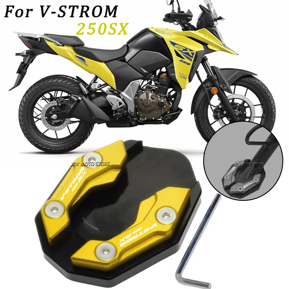 

FOR Vstorm250sx vstorm250sx dl250 250 sx dl 250 Motorcycle Kickstand Foot Side Stand Extension Pad Support Plate