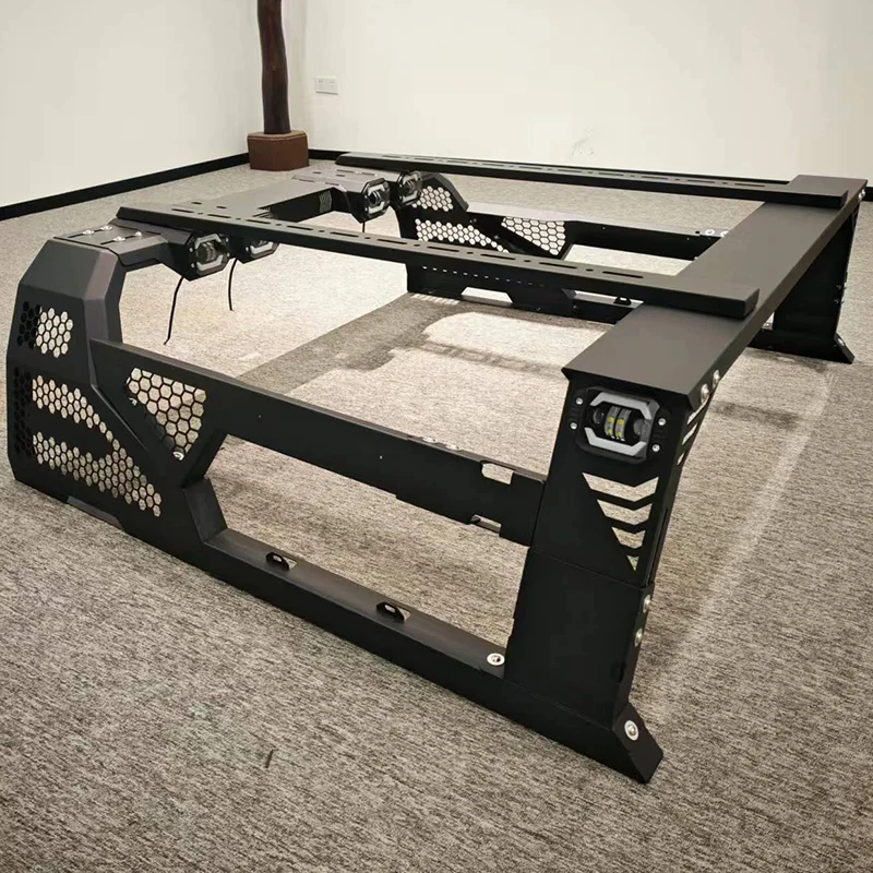 픽업트럭 범용 루프랙 사다리형 롤러 루프랙 (레인저, 타코마, L200, NP300 롤바용)