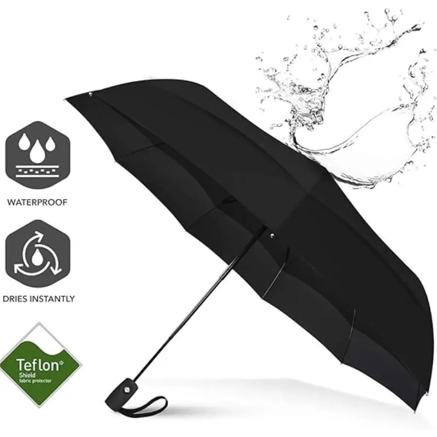 Portable travel umbrella windproof and rainproof car umbrellas backpacks carrying out