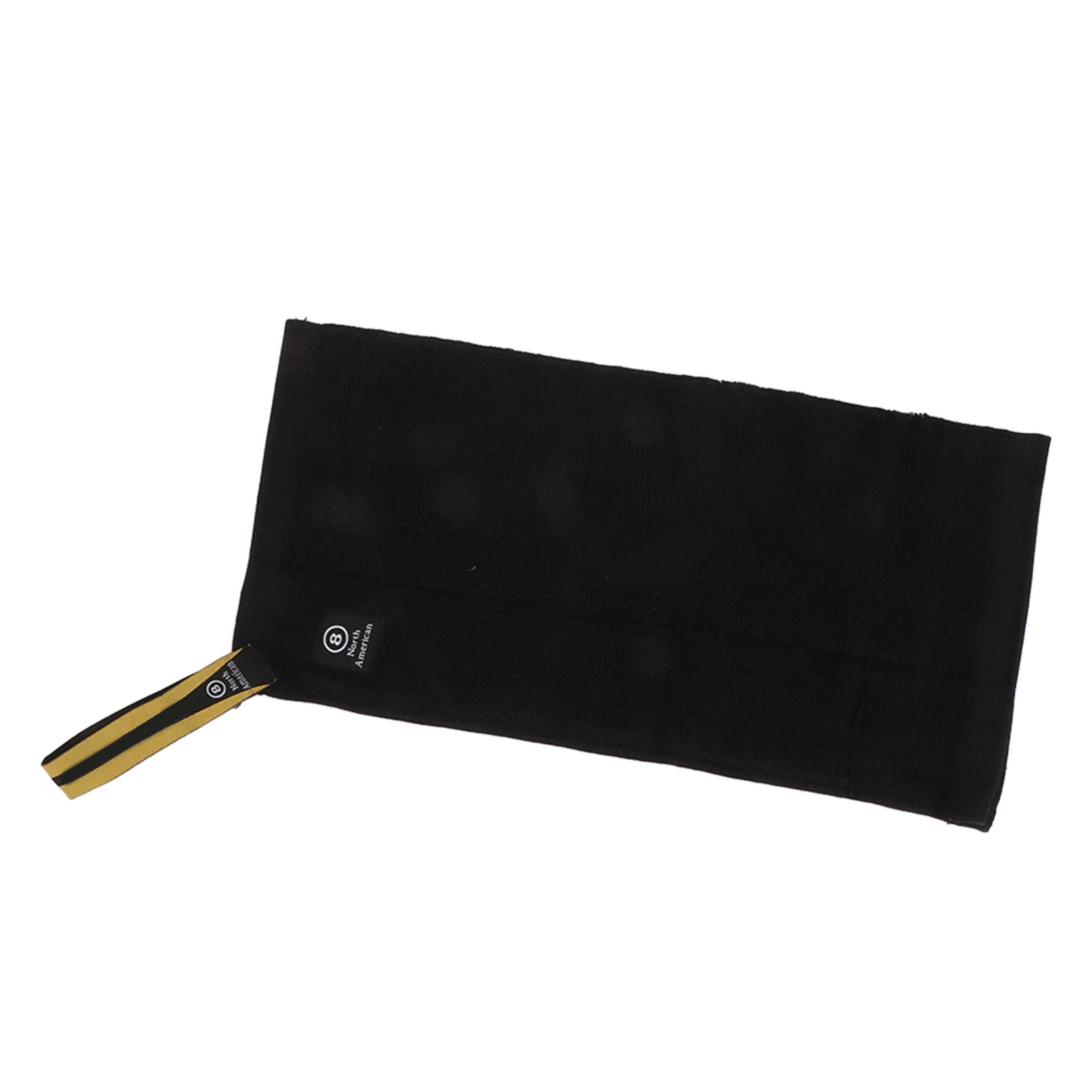 lliard Cue Cloth Cotton Pool Stick Cleaning Wiping Polisher Towel Burnisher for Billiards Sports Club Black