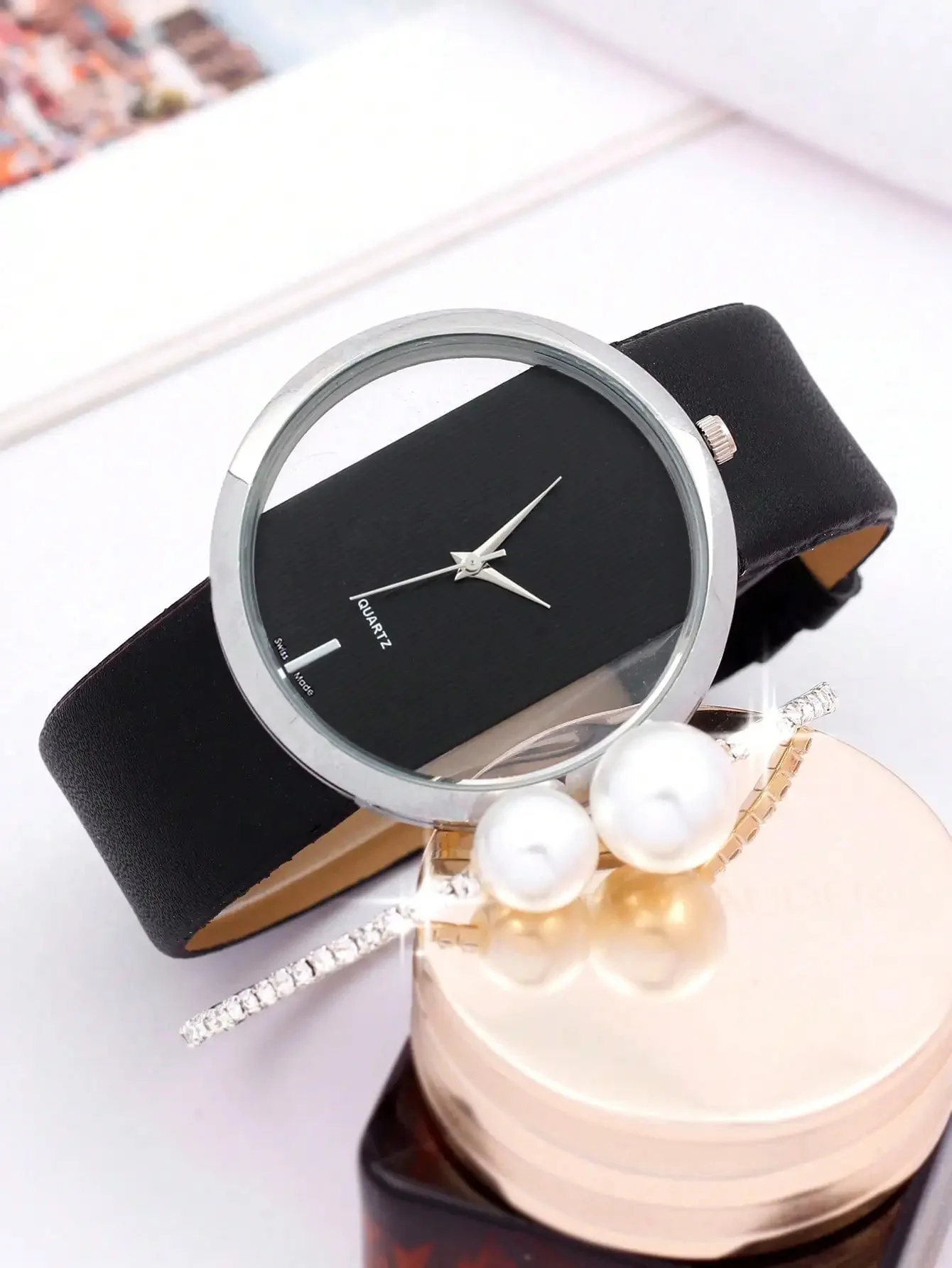 2pcs Set Luxury Women Bracelet Quartz Watches For Women Leather Watch Ladies Sports Dress Wrist Watch Clock Relogio Feminino 3