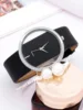 2pcs Set Luxury Women Bracelet Quartz Watches For Women Leather Watch Ladies Sports Dress Wrist Watch Clock Relogio Feminino 3