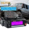 HIROYASU CQ-7373 Amateur Mobile Transceiver 50W 100Ch Air Band Rx VHF UHF Dual Band Tx Front Panel Detached Car Walkie Talkie 6
