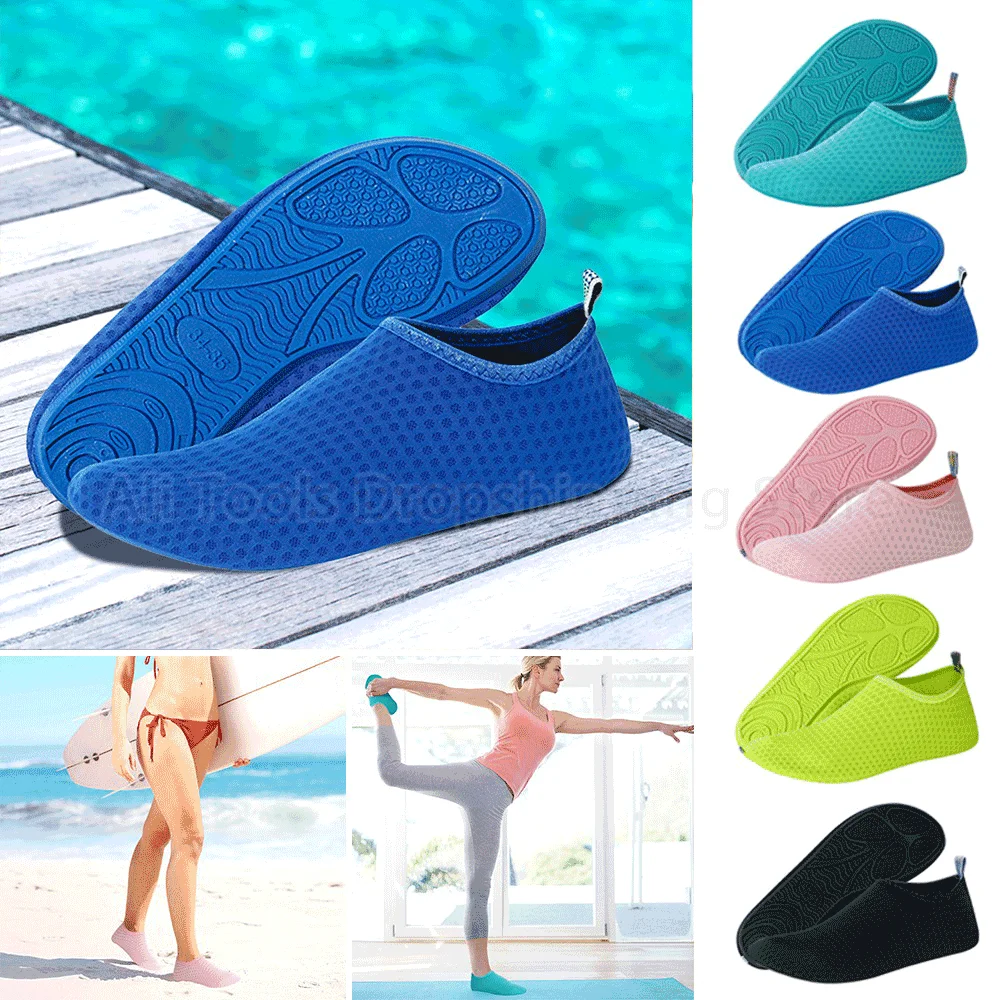 2023 Unisex Summer Water Shoes Men Breathable Aqua Shoes Outdoor Upstream Shoe Woman Beach Sneaker Sandals Diving Swimming Socks