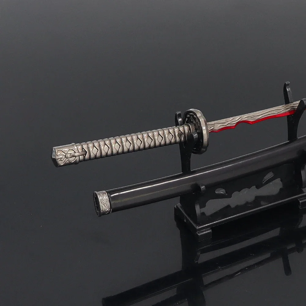 26cm Rivers of Blood Japanese Game Sword Game Peripheral Japanese Katana Real Steel Samurai Sword Weapon Model Gifts Toys Boys Cosplay Sword,Cosplay Prop,Cosplay Toy