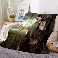Drama The Walking Dead Series Soft Throw Blanket Zombie Movie Printed Bedspread Sofa  Couch Camping Cover Home Decor 1