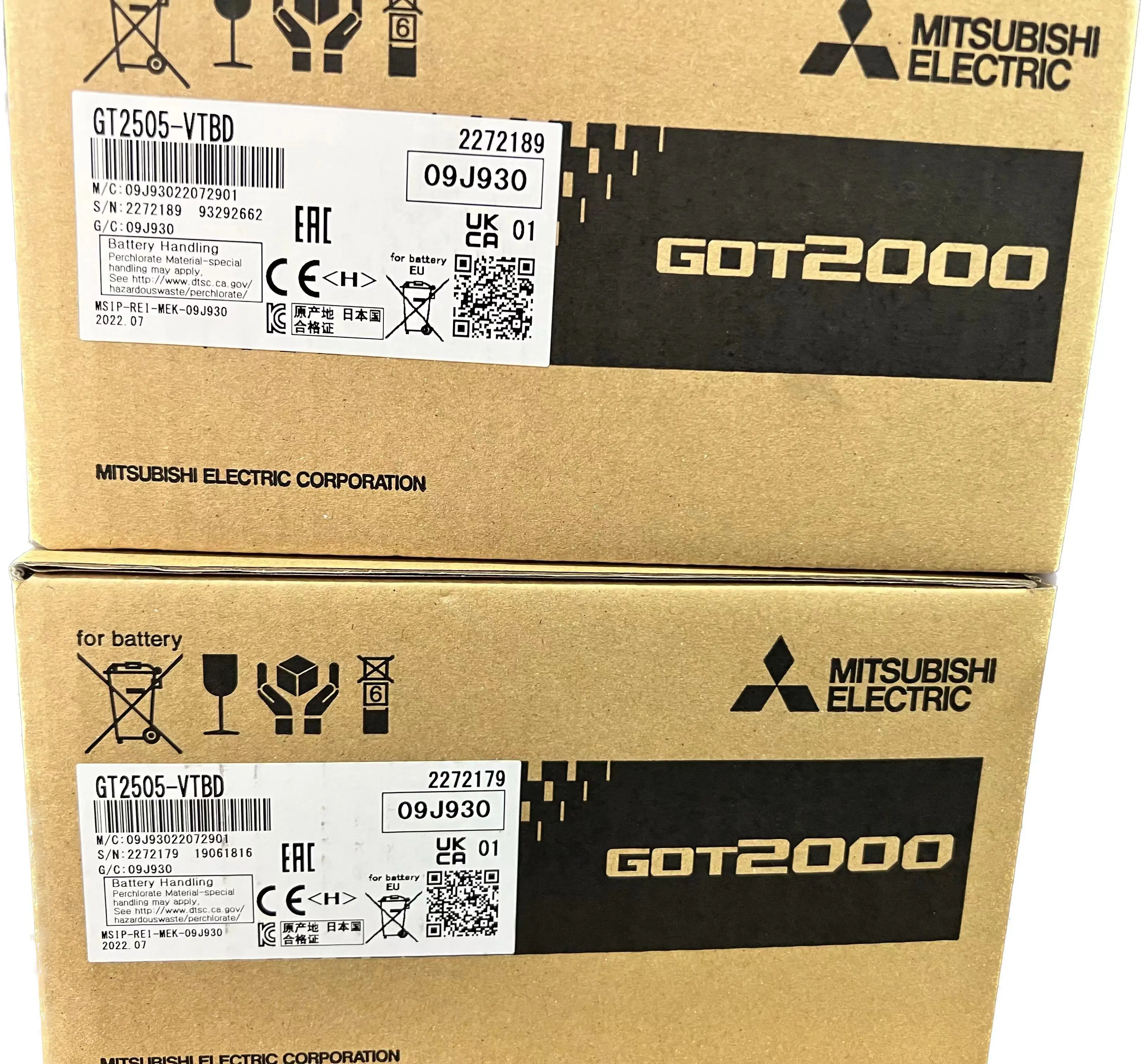 GT2505-VTBD HMI New In Box