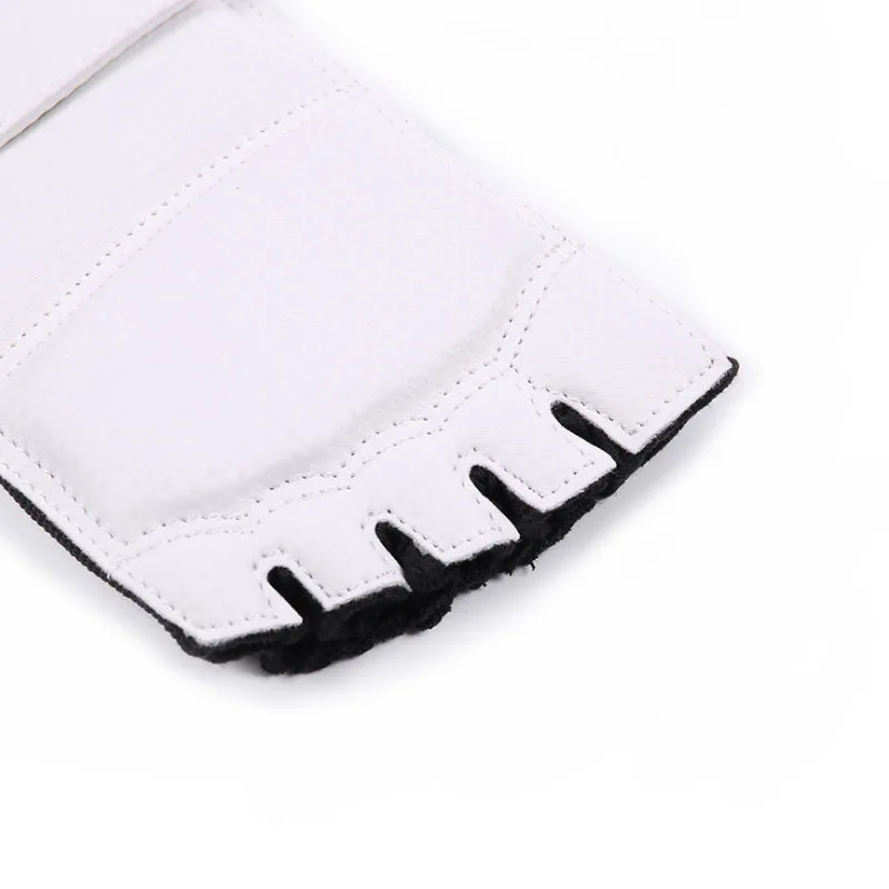 2 Pcs PU Leather Taekwondo Gloves, Foot Protector, for Kickboxing Fighting, Ankle Support, Foot Guard Palm Protect, THANKSLEE