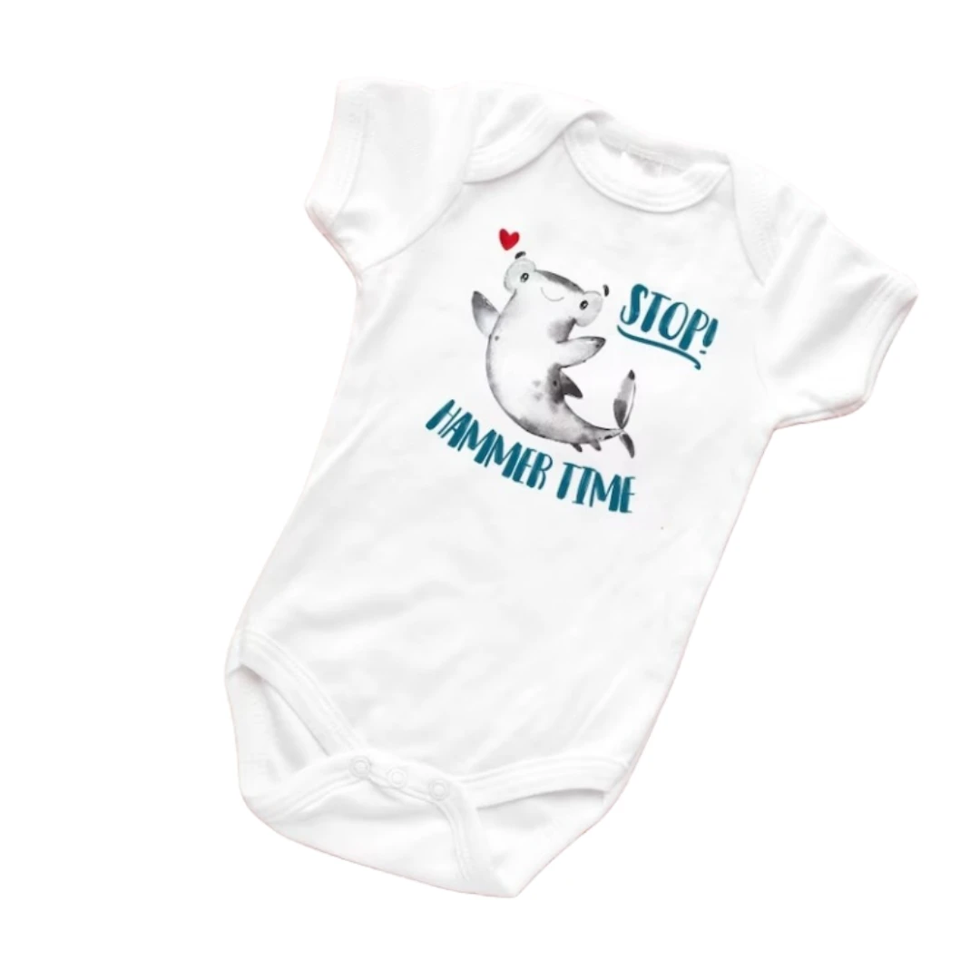 Hammer Time Body Boy Clothes Gift Shark Baby Clothes Neonato Shower Gift Girl Pagliaccetti