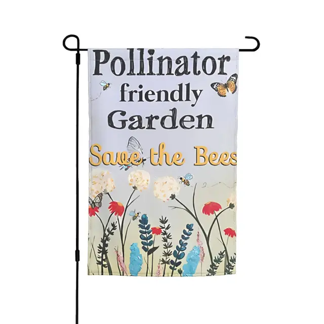 The Bee Spring Garden Flag