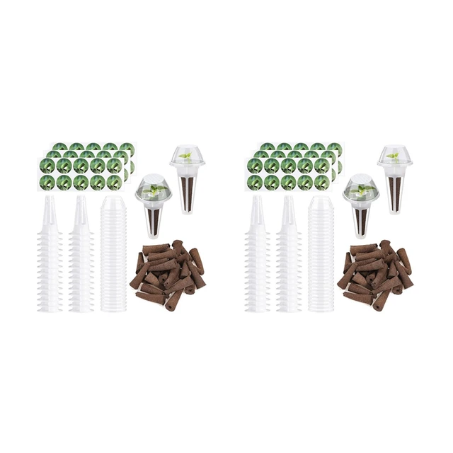 Kerti Tartozékok Plant Pod Kit, 120 Darab Növénytermesztés Szivacsok Címkéi A Vetőmag -Indító Rendszerhez