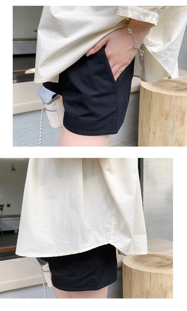 V73668# Pregnancy Pants Korean Clothes Tops Women Belly Support Pants Suits Summer Maternity Set