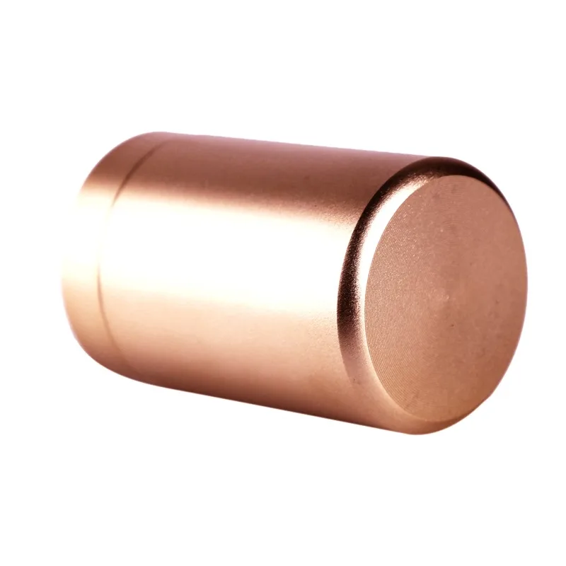 Airtight Smell Proof Container Aluminum Herb Solid Color Stash Jar Tea Coffee Storage Box Tea Box