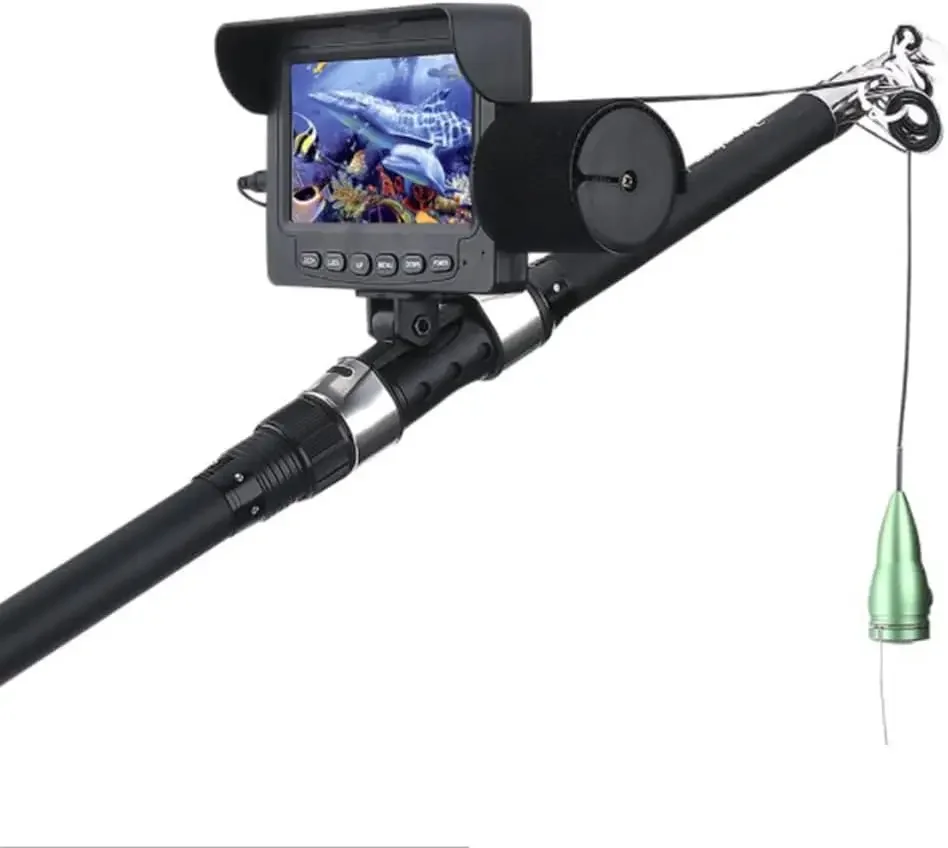 Fish Finder Kit Underwater Fishing Camera 4.3'' Display Portable Video Fish Finder Led Brightness Adjustment