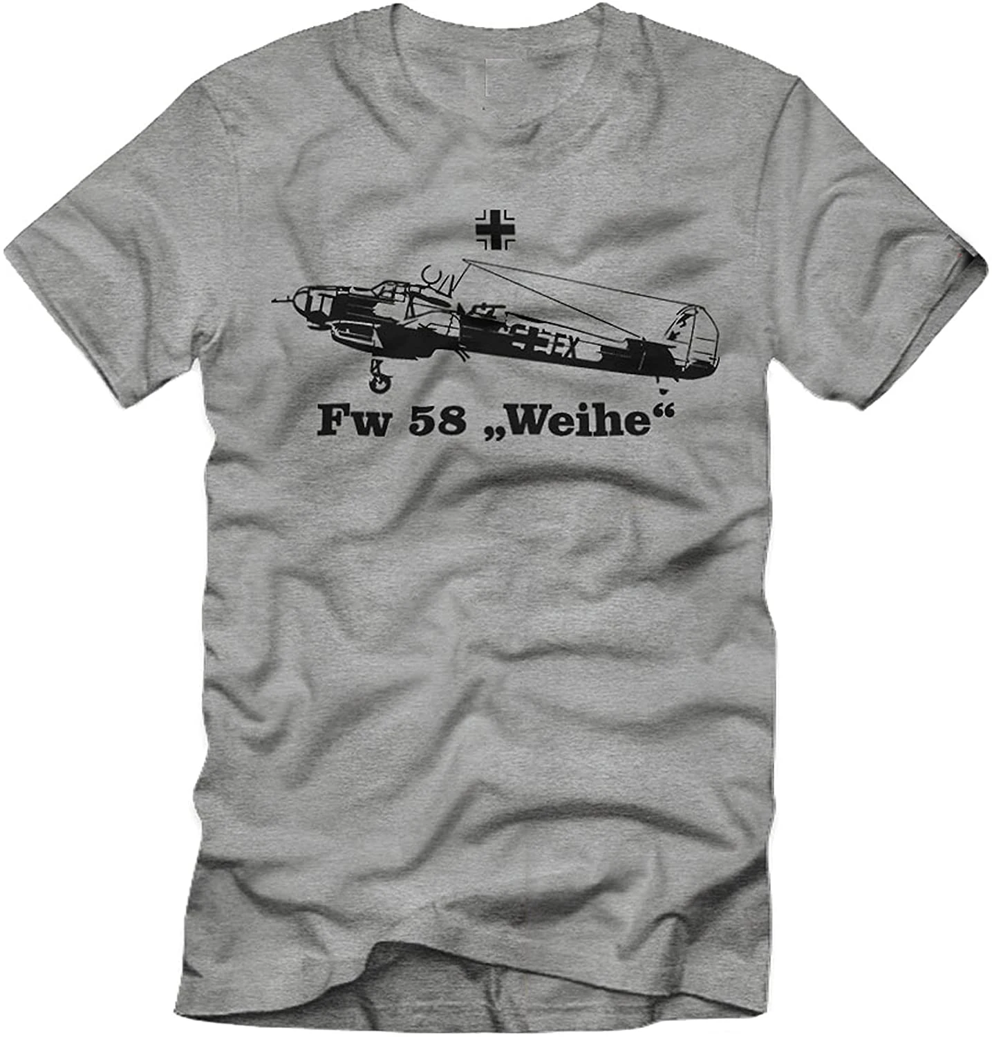 

WWII German Air Force FW 58 Multipurpose Aircraft T-Shirt. Summer Cotton Short Sleeve O-Neck Mens T Shirt New S-3XL