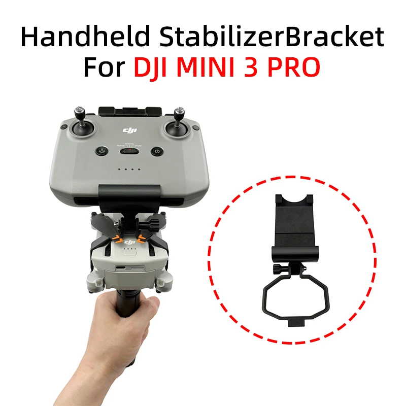 For Dji Mini 3 Pro Drone Handheld Gimbal Bracket Ground Shooting Stabilizer Holder Handheld Camera Device Retrofit Accessories