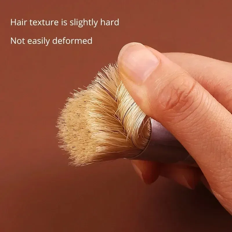 3pcs DIY Wooden Stencil Brush Pure Natural Bristle Paint Brush Acrylic Paint Wood Oil Painting painting brushes