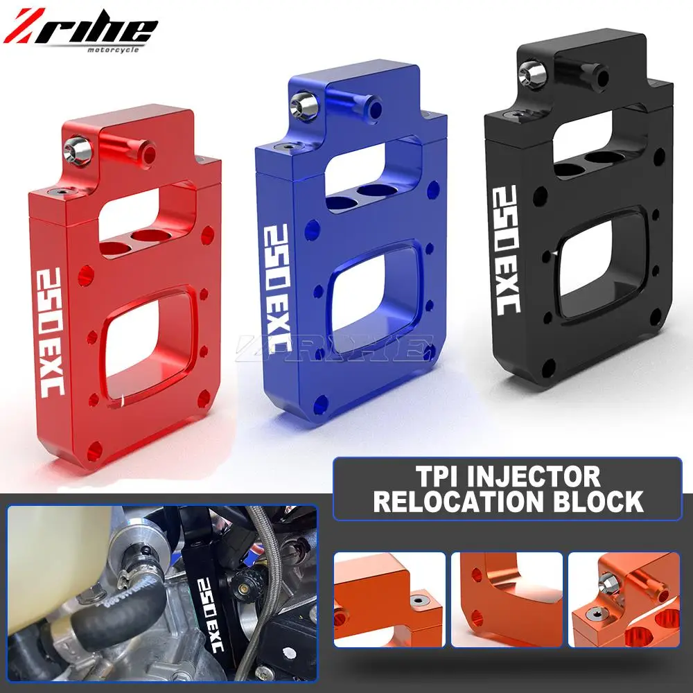 

TPI Injector Relocation Block Kit For 250EXC 300EXC TPI 2018-2023 EXC E-XC 250 300 2022 2021 2020 2019 Motorcycle Accessories
