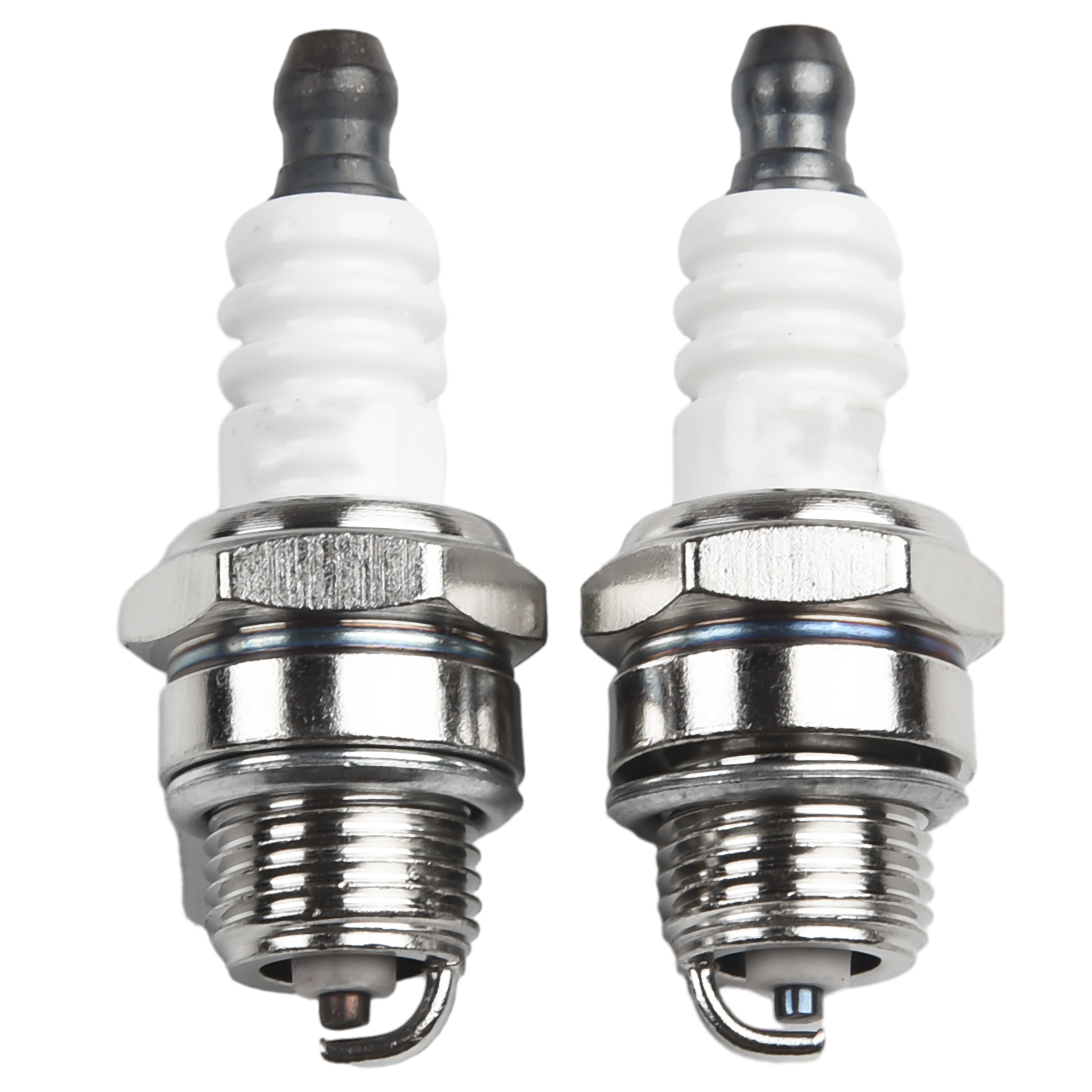 2x For Champion RCJ7Y Spark Plugs Gasoline Chainsaw Brush Cutter Summer Garden Lawn Mower Power Tool Part Equipment Accessory