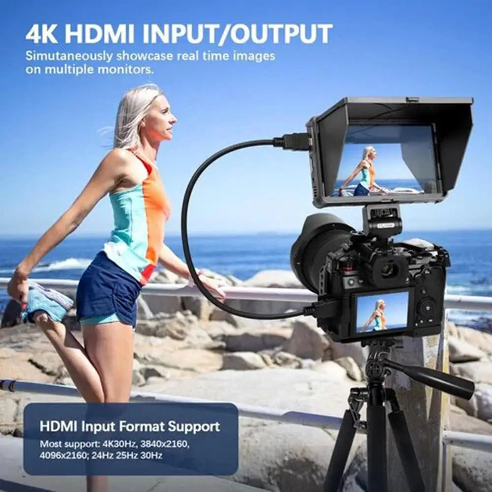 Viltrox DC-X2 DC-X3 Portable Monitor 6 Inch 2000 Nits 4K Touch Screen Profissional Photographic HD FHD Camera Monitor for Video