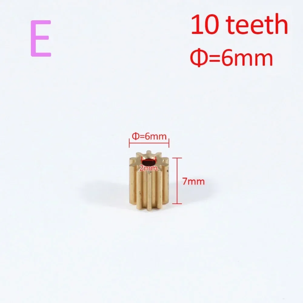 Copper Car Motor Gear 8/9/10/11/12 teeth 1PC for FC280 260 130 140 motor