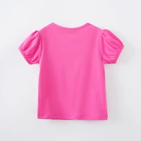 Cartoon Outdoor 2024 New Style Purple T-shirt Boy Girl Baby Short Sleeve Print Clothes Children Kid Summer Trendy Hipster Casual 2