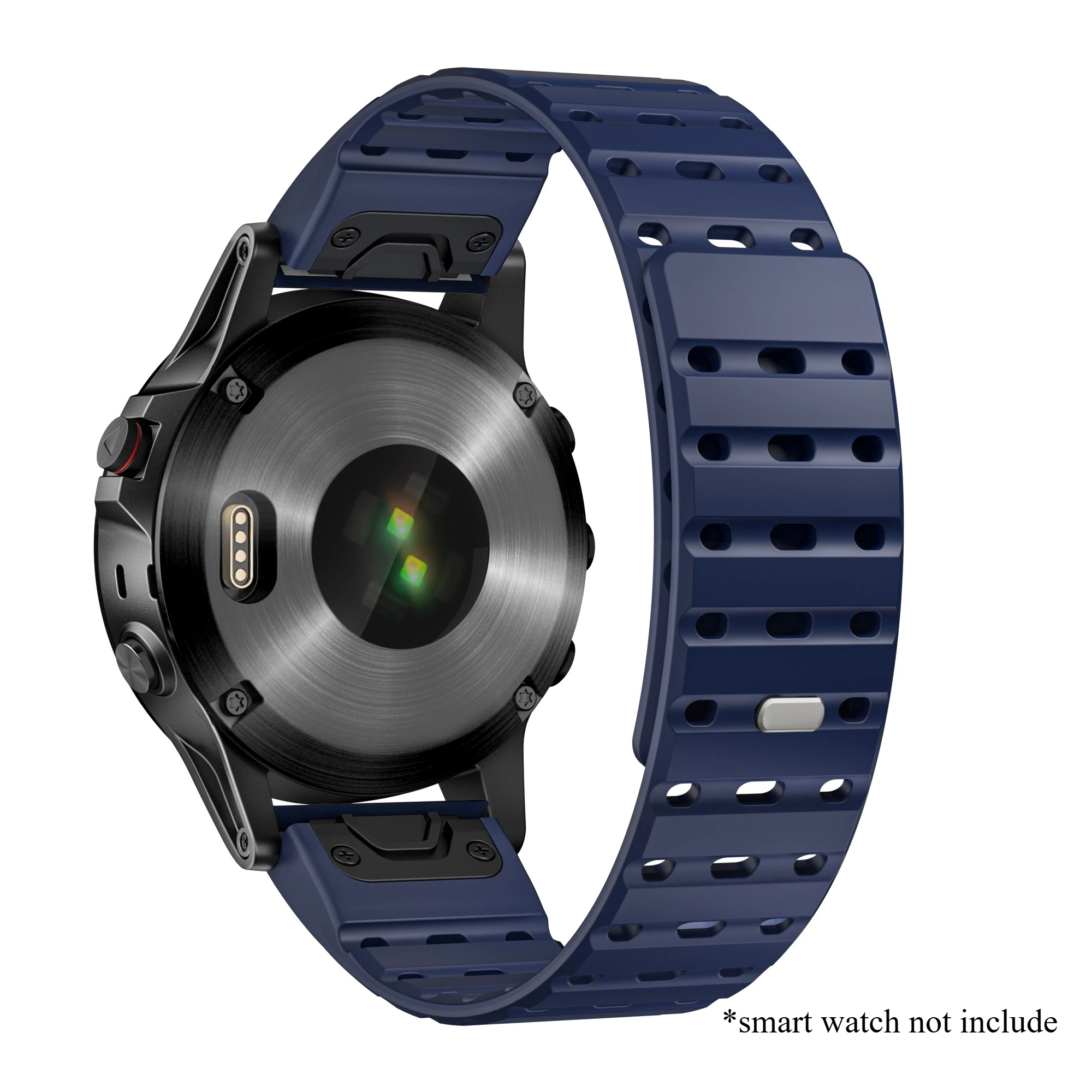 Premium QuickFit 22mm Silicone Strap - Versatile Fitness Band Bracelet