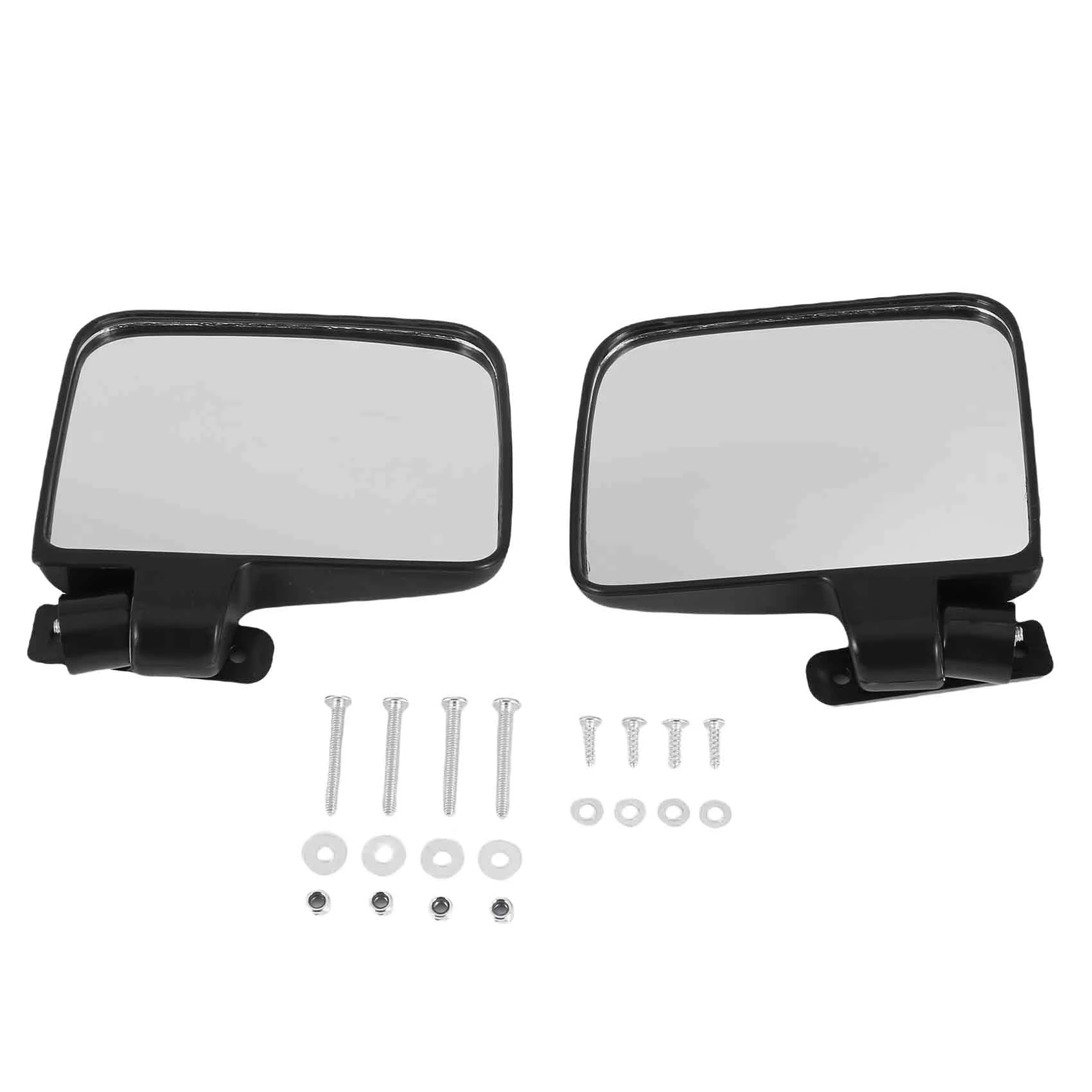 

Golf Cart Mirrors - Universal Folding Side View Mirror For Golf Carts Club Car, , , Star, Zone Carts