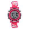 Children's Cartoon LED Electronic Watch 30M Waterproof Kids SmartWatch pink  Luminous Alarm Clock Sports Boys Girls Gift 6