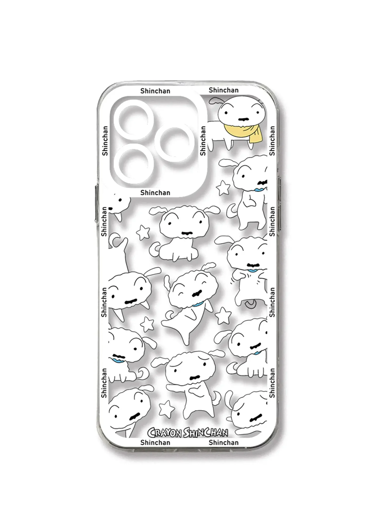 thumbnail image 1 of Funda de teléfono de silicona suave y transparente, crayones de Anime, Shin-chans, iPhone 15, 14, 13, 12, Mini, 11 Pro Max, XR, XS, 8, SE Plus, 1 of 5
