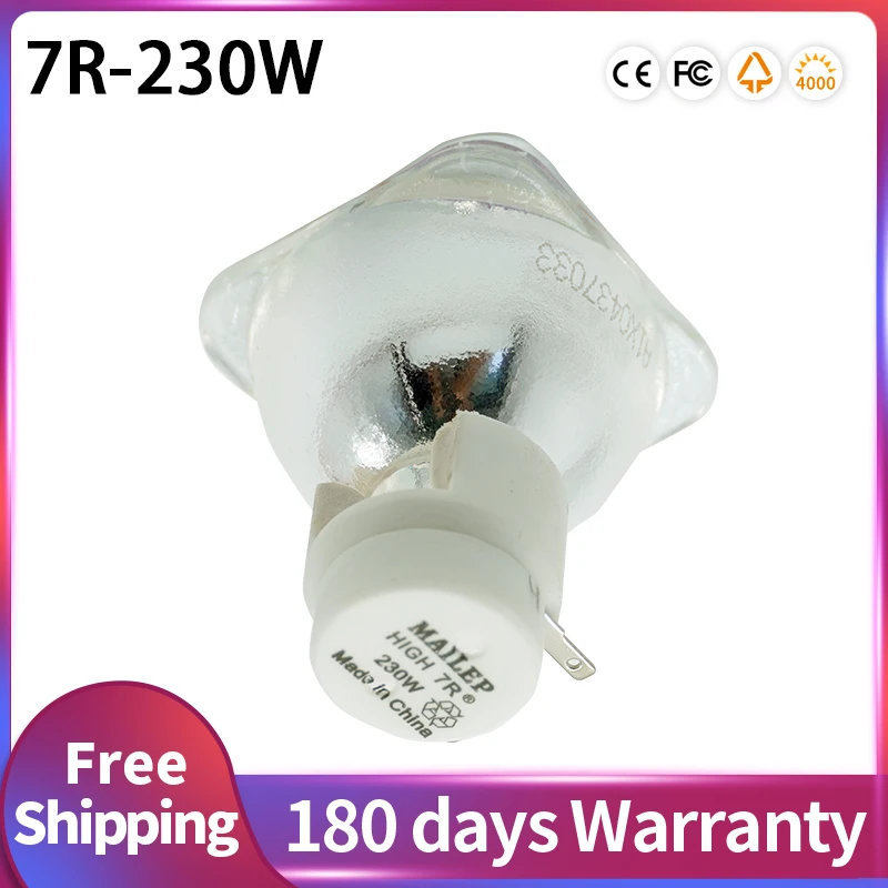 

Free delivery of 1 PCS 230W lamp, McLep 230W mobile head beam bulb can be replaced with 7R lamp