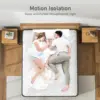 Queen Hybrid Innerspring Mattresses 10 Inch Plush Mattress Foam Spring Mattress Queen Size Mattress Bed in a Box  with Pressure 4