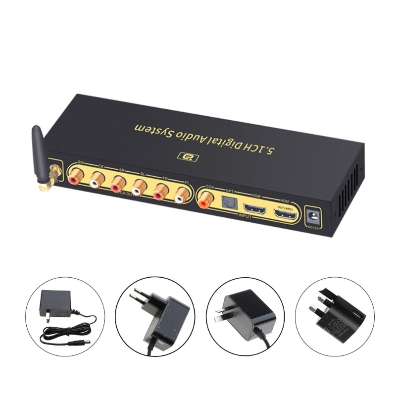 

AC3- 5.1CH Adapter HD820 Remote Control DTSHD DAC HDMI2.0- 4K60hz