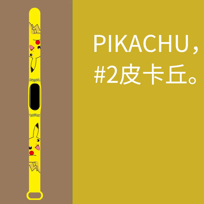 New Pokemon Electronic Watch Pikachu Cartoon Digital Electronic Waterproof LED Watch Children's Toy Christmas Gift Clock