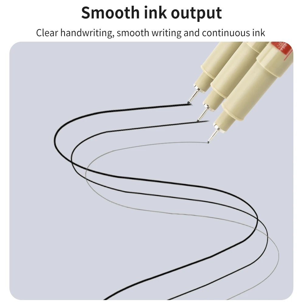 Waterproof Hand-Drawn Sketch Pen Micron Liners Needle Pen Fineliner Drawing Liner Art Micron Marker art marker pens sketching markers art markers pen marker marker pen marker pens markers pen micro pens