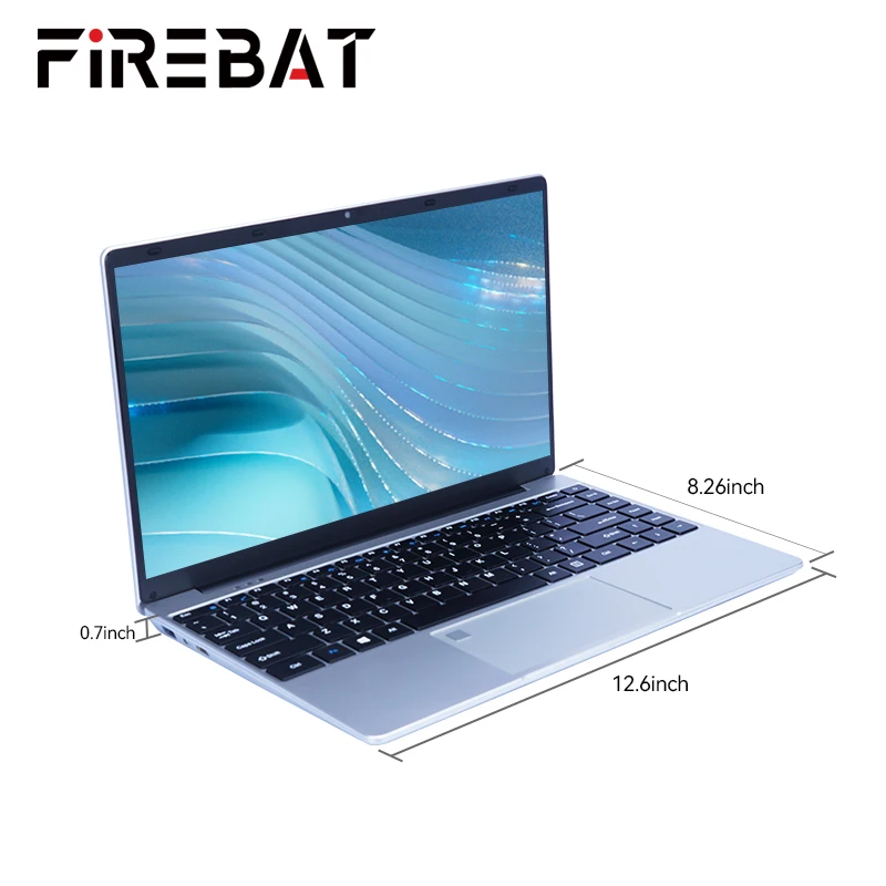 FIREBAT A14 New Arrival 14.1 Inch Ultra Slim 16G RAM 1TB 1920*1080 Fingerprint Portable Intel N5095  Notebook Laptop Computer PC 2