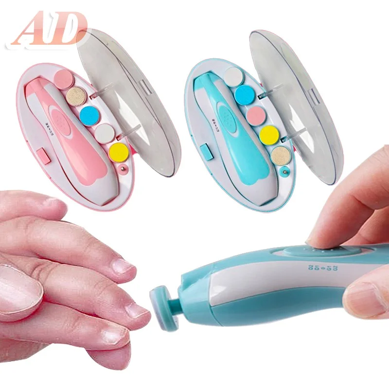 Nail grinder Baby electric Specially designed for newborn care pink blue