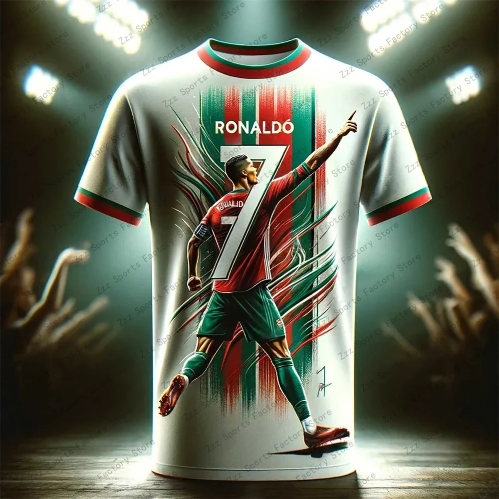 2024 New Arriavl CHATGPT-Special Ronaldos 7 Soccer Jersey for Kids And Adult, Intelligent Design Edition Jersey, Summer Kit 2