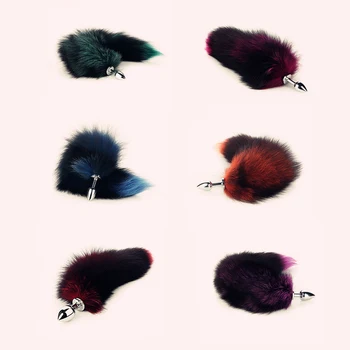 Erotic Products Metal Anal Plug Sex Toys For Women Dilator Anus Fox Tail Adult Games BDSM Set Prostate Massager Intimate Goods 2