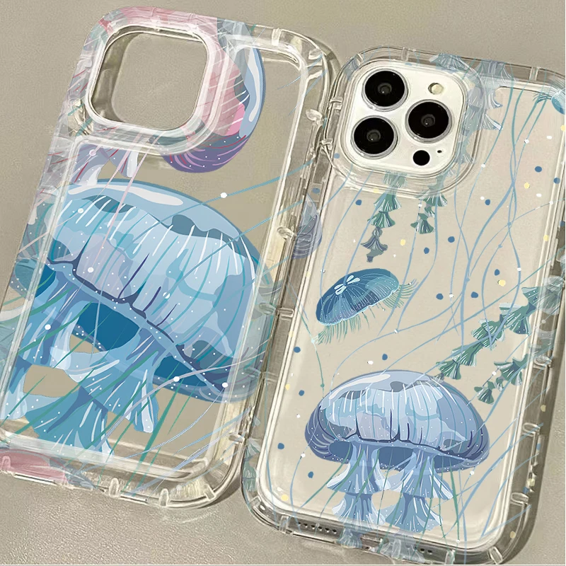 Colorful Star Jellyfish Phone Case - Cute and Trendy Design