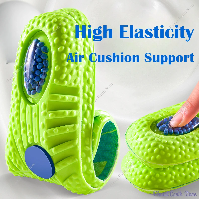 Size 35-46 1 Pair Sport Shock Absorption Insoles Air Cushion Breathable Arch Support Orthopedic Shoe Pads